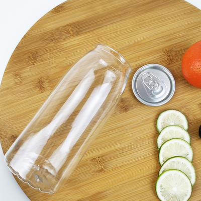 Barattoli chiari del contenitore di alimento 650ml con il commestibile improvviso dei coperchi Juice Bottles