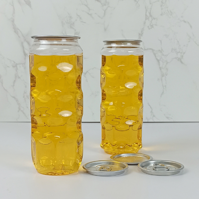 Bottiglie di plastica in PET da 500 ml - leggere, ermetiche e riutilizzabili per la conservazione di tè, latte, succhi e bevande fatte in casa