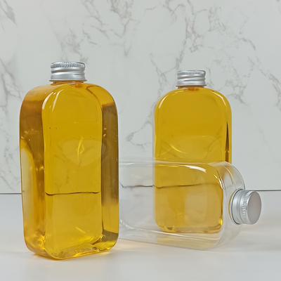 bottiglie di acqua piane di PLA 400ml con le bevande pure dei cappucci