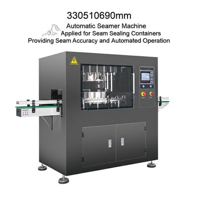330510690mm Automatic Seamer Machine Applied for Seam Sealing Containers Providing Seam Accuracy and Automated Operation
