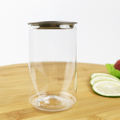 Copertura facile di alluminio di tirata del contenitore vuoto di plastica riutilizzabile della radura 210ML