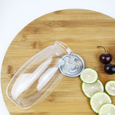 il contenitore di plastica dell'ANIMALE DOMESTICO di 500ml Olive Shape Plastic Storage Cans imbottiglia con la copertura facile di tirata