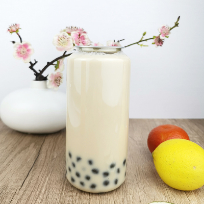 Latte di bevanda di plastica della radura del commestibile 700ml con il condimento dell'insalata dei coperchi della latta