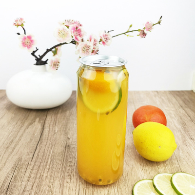 copertura di tirata di Juice Container Jars With Easy dell'ANIMALE DOMESTICO di 500ml Juice Storage Bottles Plastic