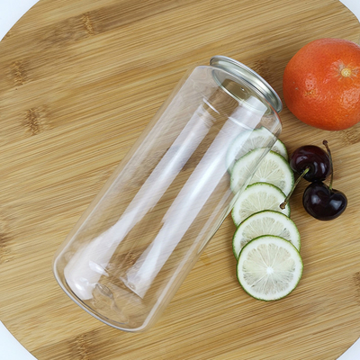 Bottiglie di acqua di plastica della radura 700ml con il condimento dell'insalata degli oli essenziali dei coperchi della latta