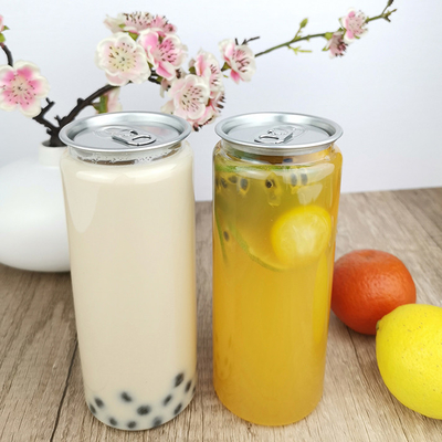 Le bevande innaffiano le latte aperte facili di Juice Plastic 500ml con i coperchi improvvisi a perfetta tenuta