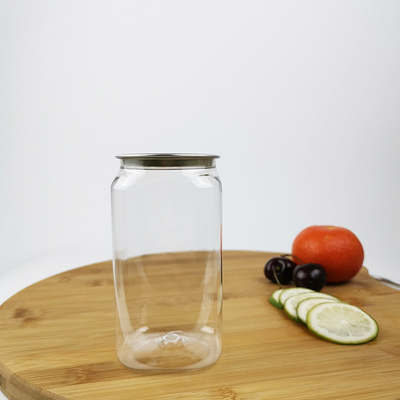 il contenitore di alimento di plastica 350ml stona il quadrato con la copertura facile di tirata