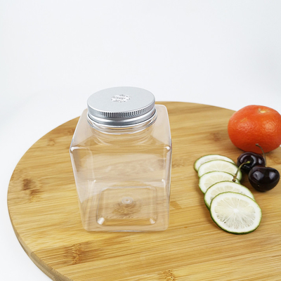 Lo stoccaggio dell'alimento della plastica delle bevande inscatola 500ml con il quadrato piano dei cappucci