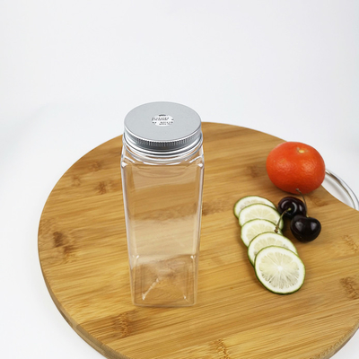 Le bevande delle bottiglie di acqua 0.5L di PLA del quadrato innaffiano Juice Leakproof