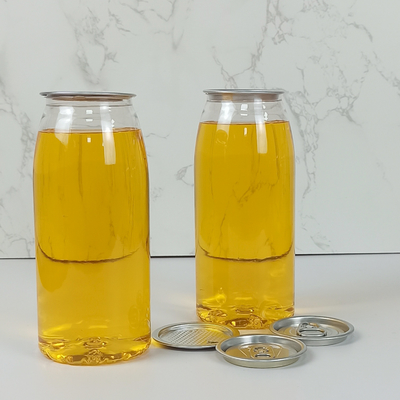 Il recipiente di plastica del commestibile 500ml imbottiglia con i succhi pressati a freddo del latte del coperchio delle latte