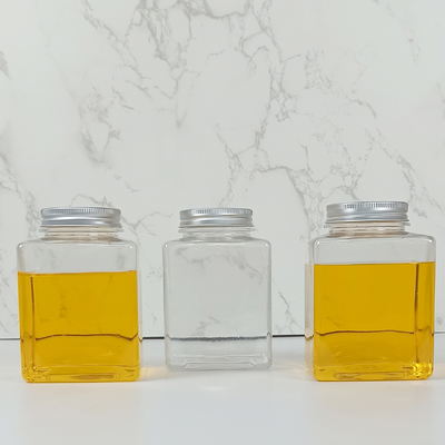 Contenitori di plastica trasparente in PET da 500 ml con tappi