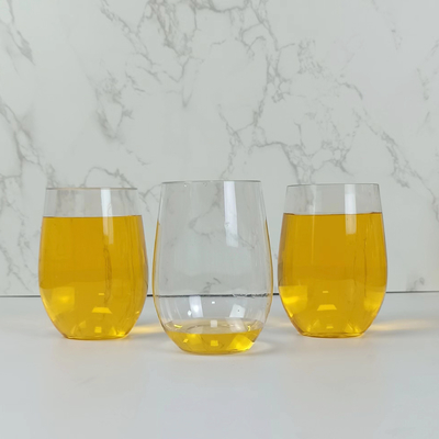 Coppe di plastica per acqua, succhi, caffè o tè da 350 ml