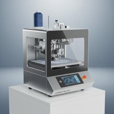 Macchine semiautomatiche elettriche automatiche per la produzione di cuciture in grado di gestire modelli di cuciture complessi con una supervisione minima