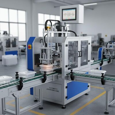 200360550mm Macchina di giunzione automatica con velocità di sigillamento 2s contenitore Fornire prestazioni nelle linee di assemblaggio contenitori