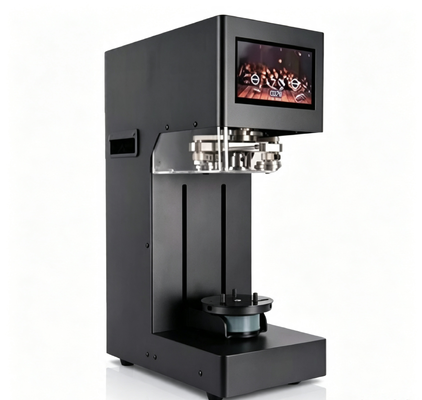 Macchina sigillatrice elettrica per lattine ad azionamento semplice SM-100DRY 165W diametro di sigillatura 45-100 mm per lattine in plastica PET